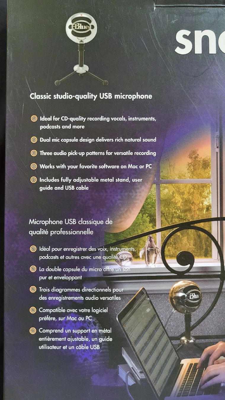 Microfoni: Blue Snowball microfono USB scatola originale – Usato da Splügen venduto da man_9l5w 5
