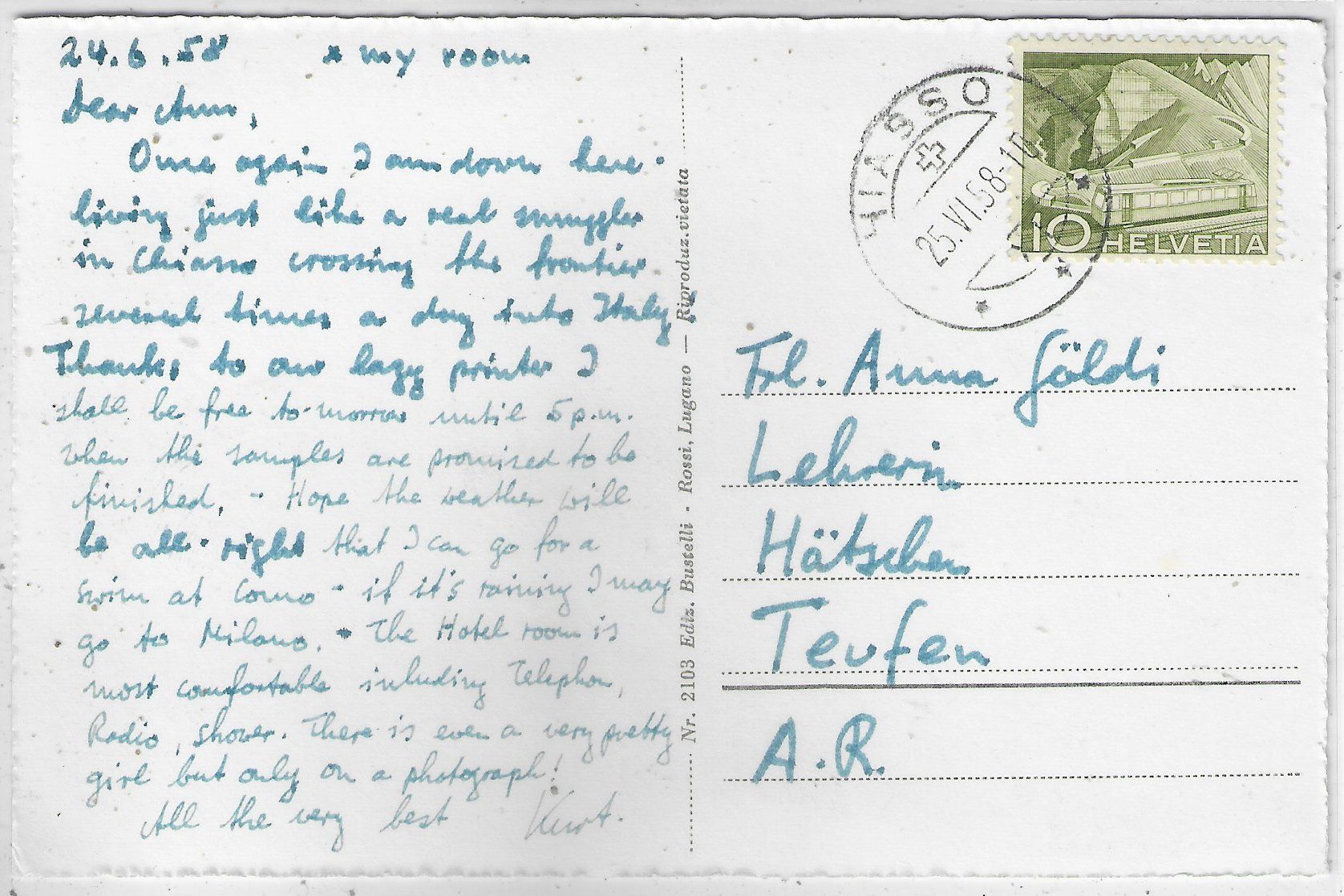Cartes postales: Saluti da Chiasso - Multiview – D'occasion à Ettingen par Kartenplanet 1