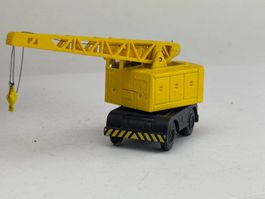 GB5-Trackside Kran gelb Coles Argus 6 Ton Crane 1/76