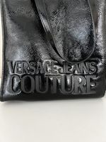 Versace Jeans Couture Black Tote Bag - Shiny & New!