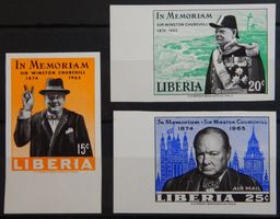 Liberia Kat. 644-647B ** 1966 sehr selten