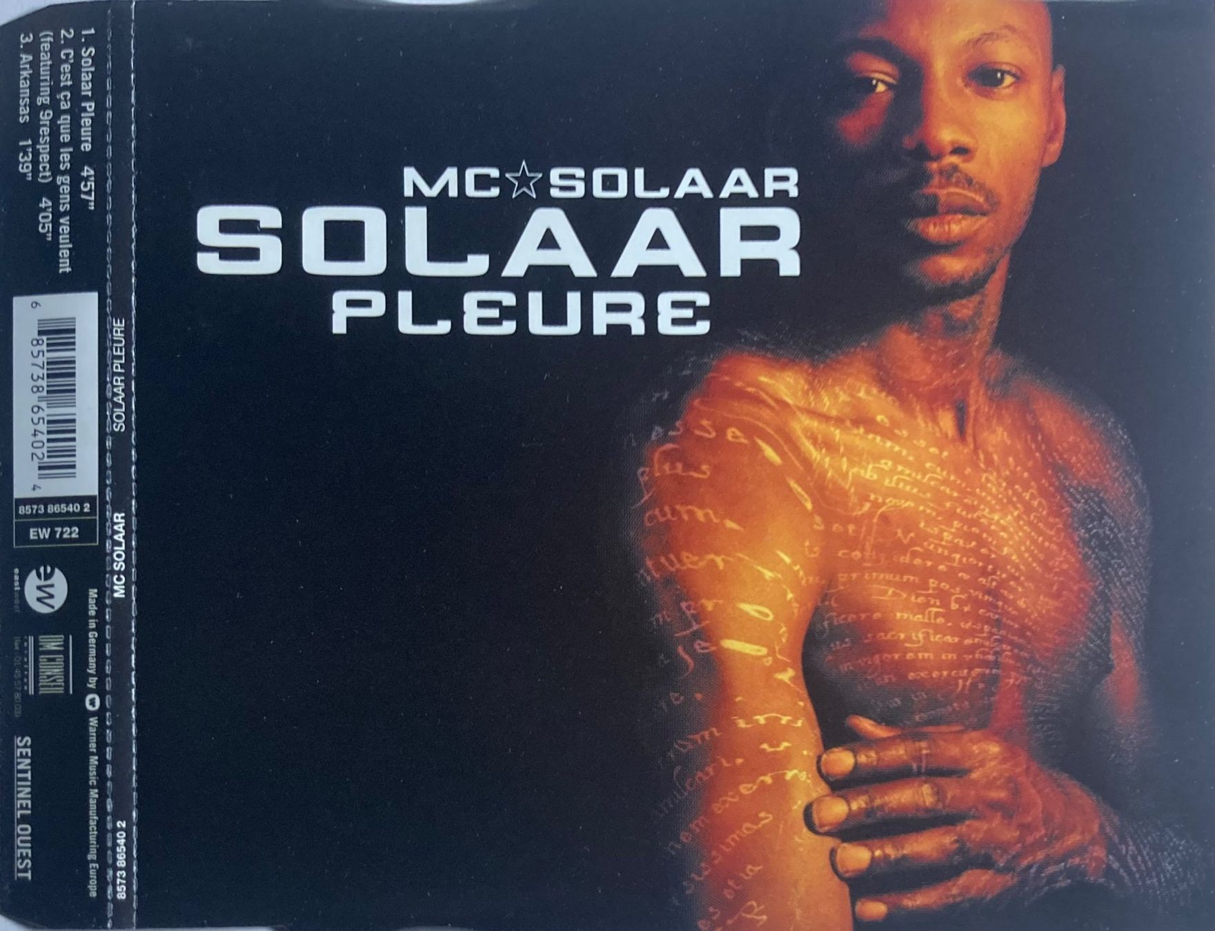 CD: MC SOLAAR - SOLAAR PLEURE – Usato da Poliez-Pittet venduto da Newtown-Records
