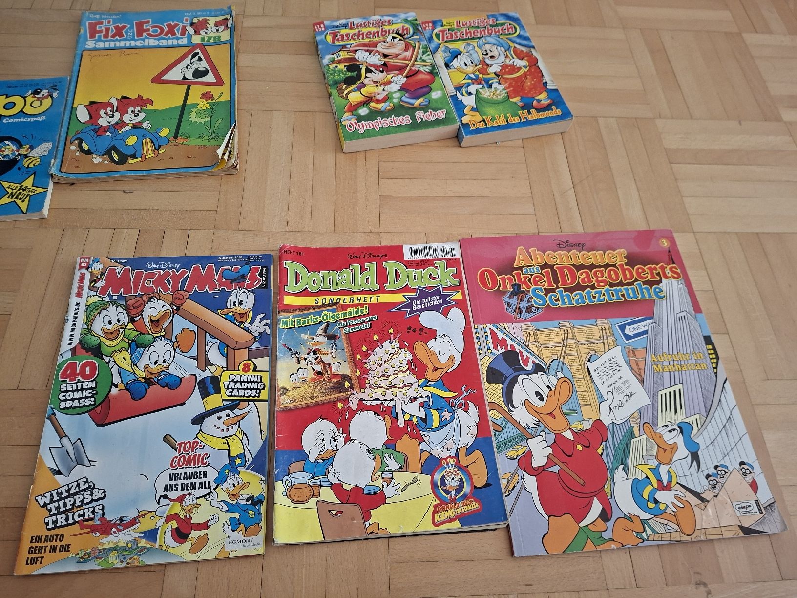 BD: Comic Sammlung: Lustiges Taschenbuch, Fix+Foxi, Lupo u.a. – D'occasion à Gondo par Du2020 1