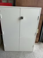Meuble de rangement Bigla, en métal blanc