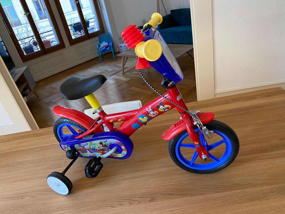 Vélo mickey best sale 12 pouces