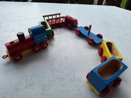 HOLZEISENBAHN ( 7  TEILE )