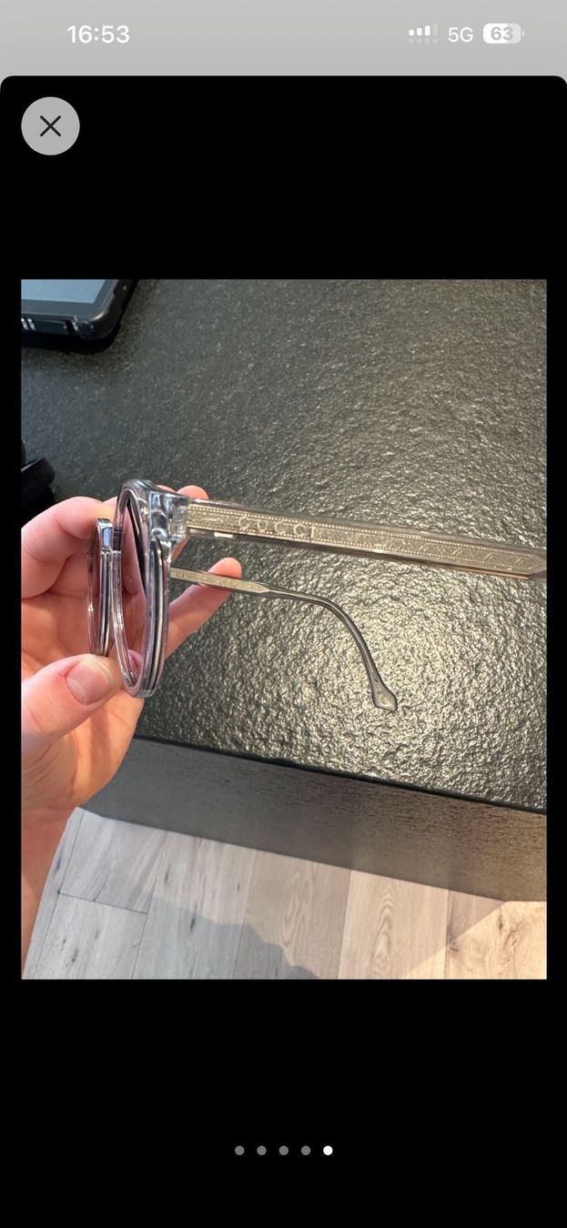 Gucci Occhiali & Lenti: Gucci Brillenfassung - Transparent – Nuovo (secondo la descrizione) da St. Gallen venduto da Maurice90