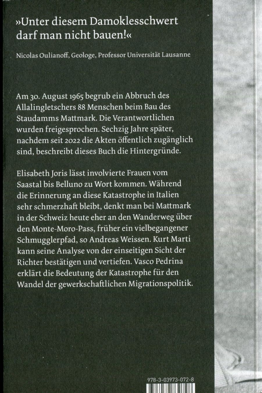 Libri: Mattmark, Stausee, Katastrophe1965, Saas-Almagell – Usato da Aarau venduto da Elmaar41 1