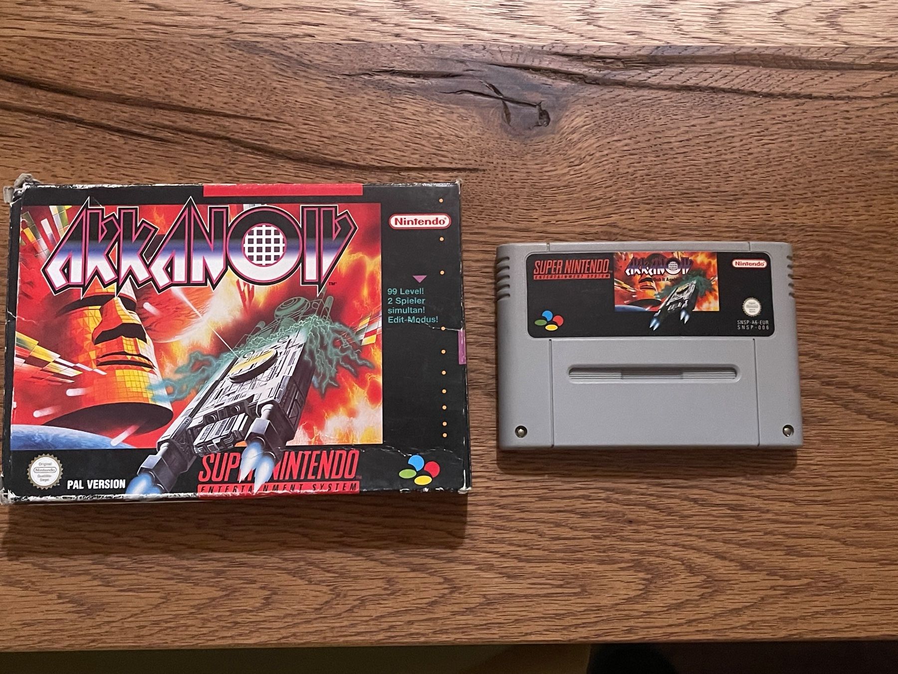 Nintendo Giochi: Super Nintendo Spiel Arkanoid: Doh It Again mit Box – Usato da Zuerich venduto da Dorsi