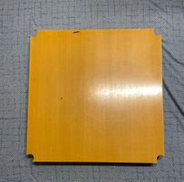 USM Haller Tisch Buche, 75 x 75 cm, Beine 73cm