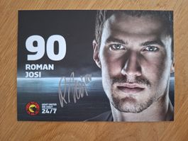 Roman Josi Autogrammkarte SCB