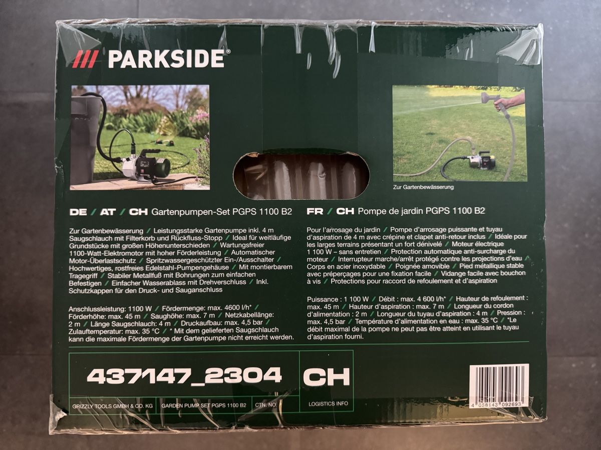 Pompe & Parti di ricambio: Gartenpumpenset – Nuovo e nell'imballaggio originale da Affoltern am Albis venduto da heebha 2