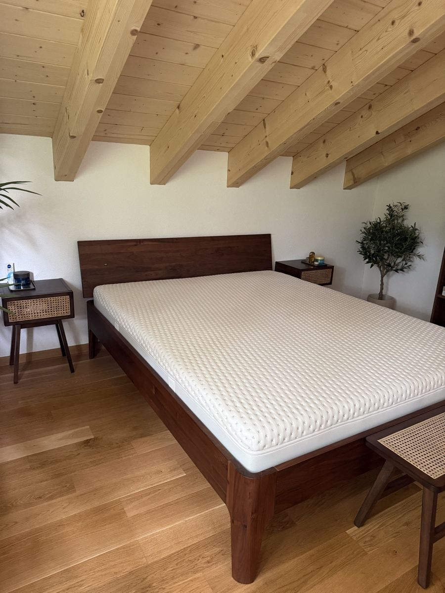 Hasena Lits: Dunkles Nussbaum Bett (HASENA) – Neuf (Voir description) à Bern par ald_jxn5 2