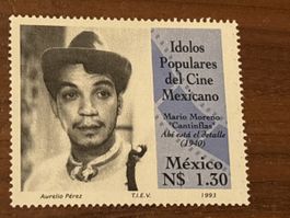 Briefmarke Mexiko 1993, Mario Moreno "Cantinflas"
