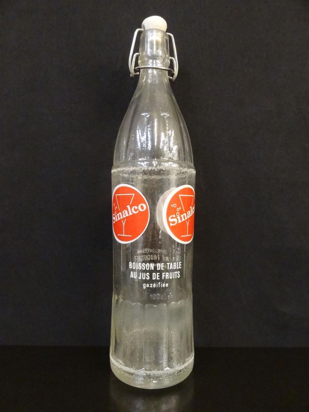 Sinalco Gläser, Krüge & Flaschen: alte Flasche SINALCO 1970 100cl – Gebraucht aus Kerzers von Flaschenposten 1