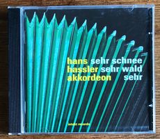 Hans Hassler – Sehr Schnee Sehr Wald Sehr CD, Free Impro