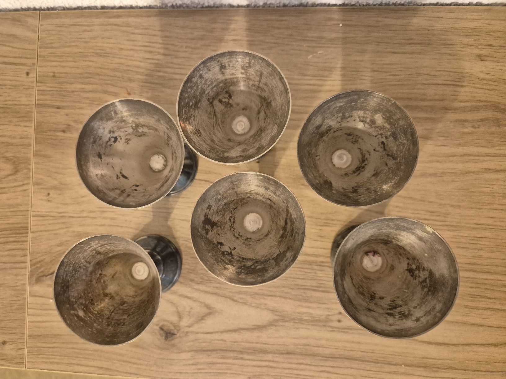 Verres: 6 versilberte Gläser / Vintage / Dekorativ – D'occasion à Luzern par kat_6kt5 2