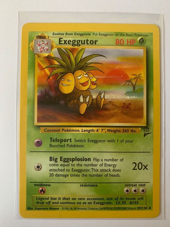 Pokémon Base Set 2 Exeggutor (Neu (gemäss Beschreibung)) in Rombach für ...