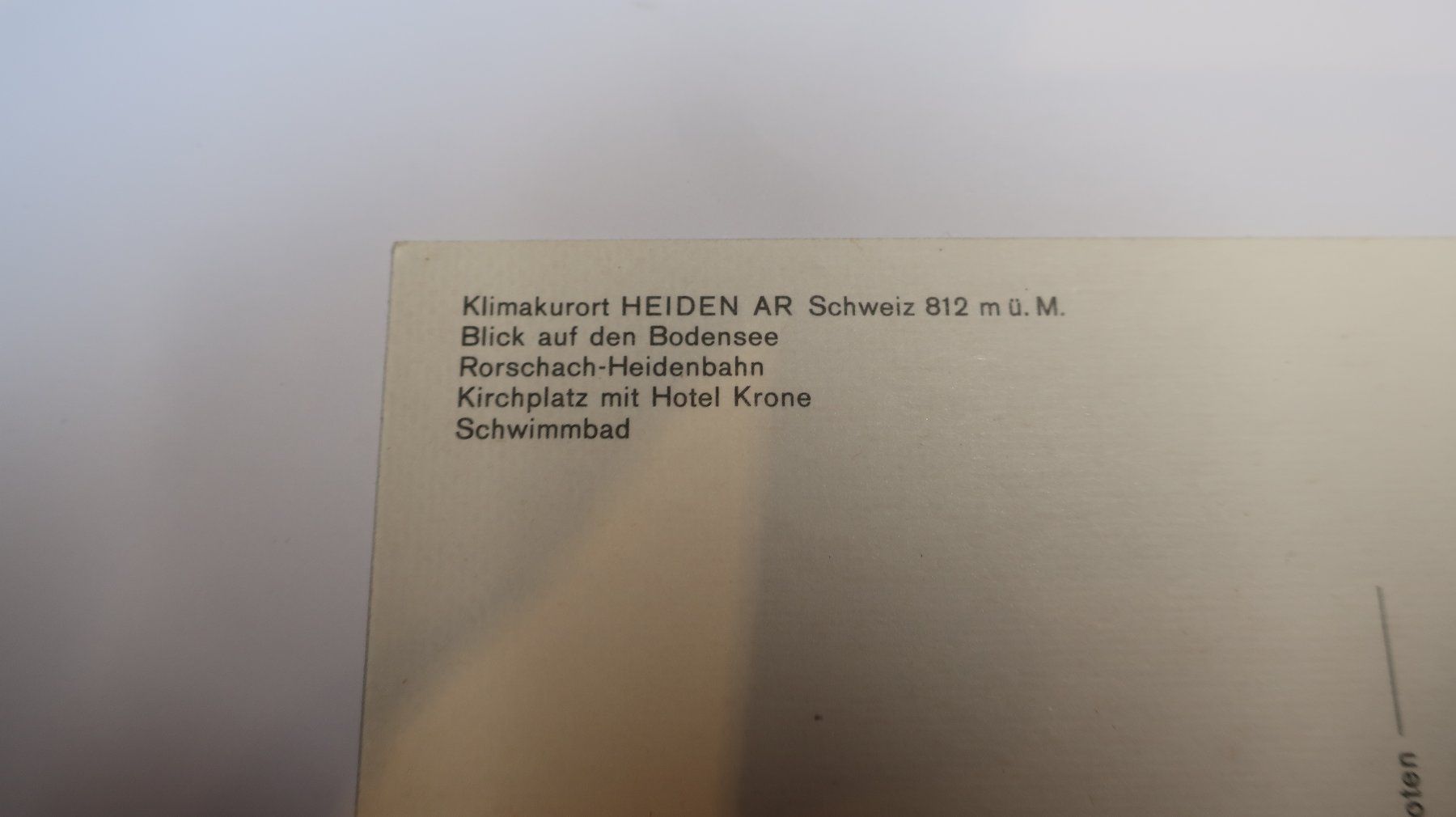 Cartoline postali: Gruss aus Heiden Multivues – Usato da Cormoret venduto da Pascalll2001 5