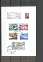 Pro Patria 1953 Serie auf PTT-Böglein 2x