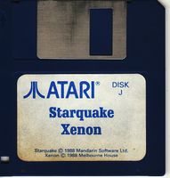ATARI disk Starquake Xenon