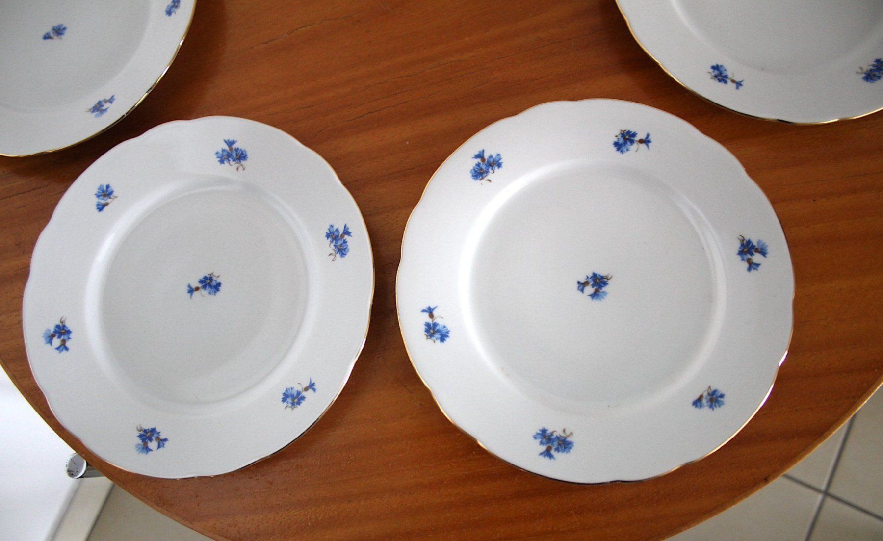 Piatti: 6 Kornblumen Teller , Dessert, Frühstück.... – Usato da Locarno venduto da fripui 1