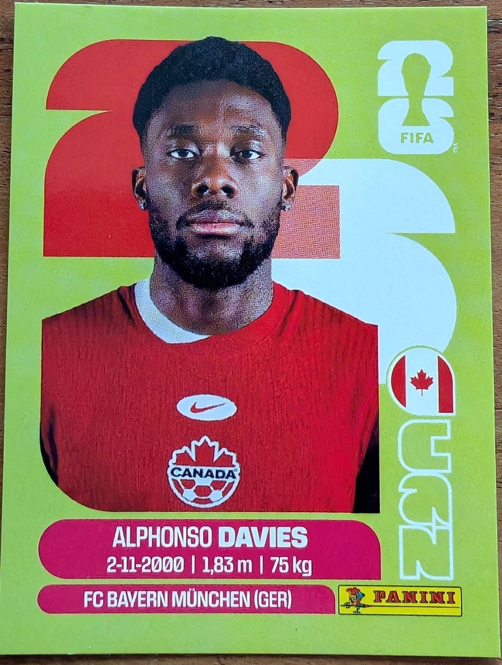 Panini Sammelbilder & Trading cards: wm 2026 panini bild alphonso Davies can 3 – Neu (gemäss Beschreibung) aus Zürich von Milk-and-Chicken