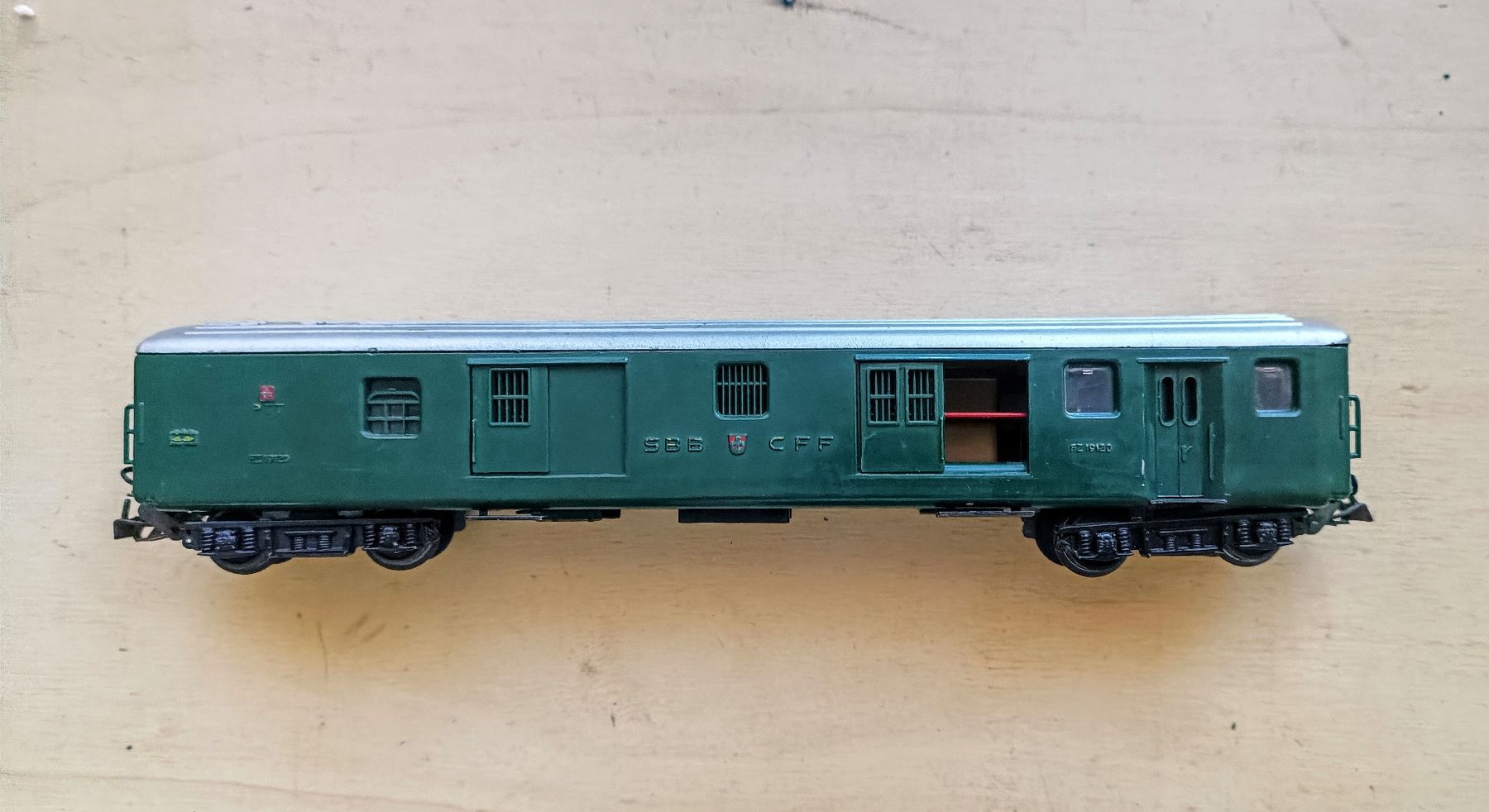 Hag Modellini di ferrovie: HAG  SBB Gepäckwagen HO – Usato da Dietlikon venduto da Raffy12 1