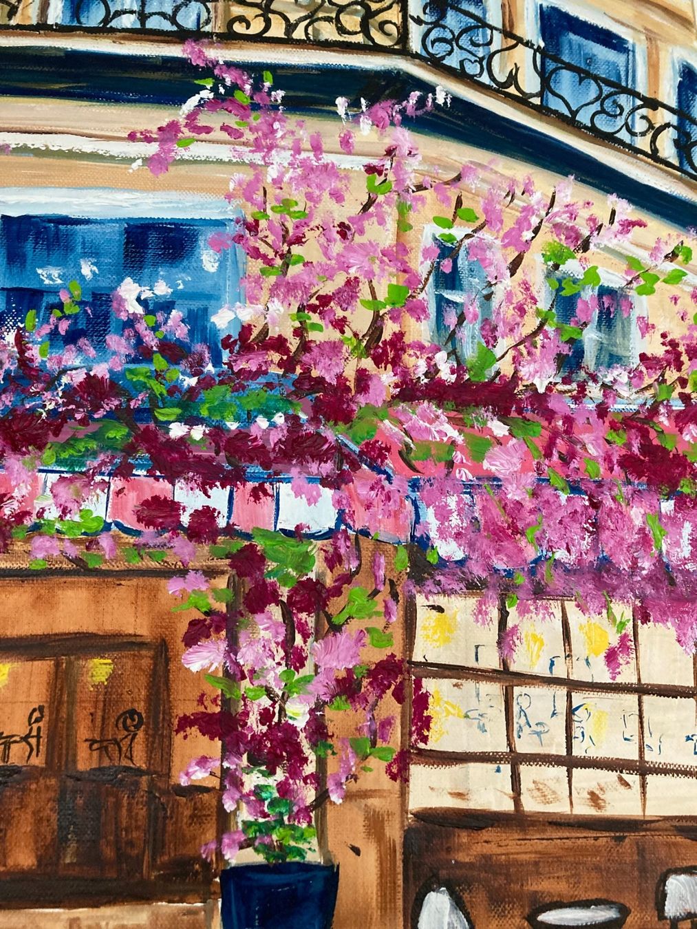 Dipinti: Café Paris - Ölgemälde – Nuovo (secondo la descrizione) da Cham venduto da Felha 4
