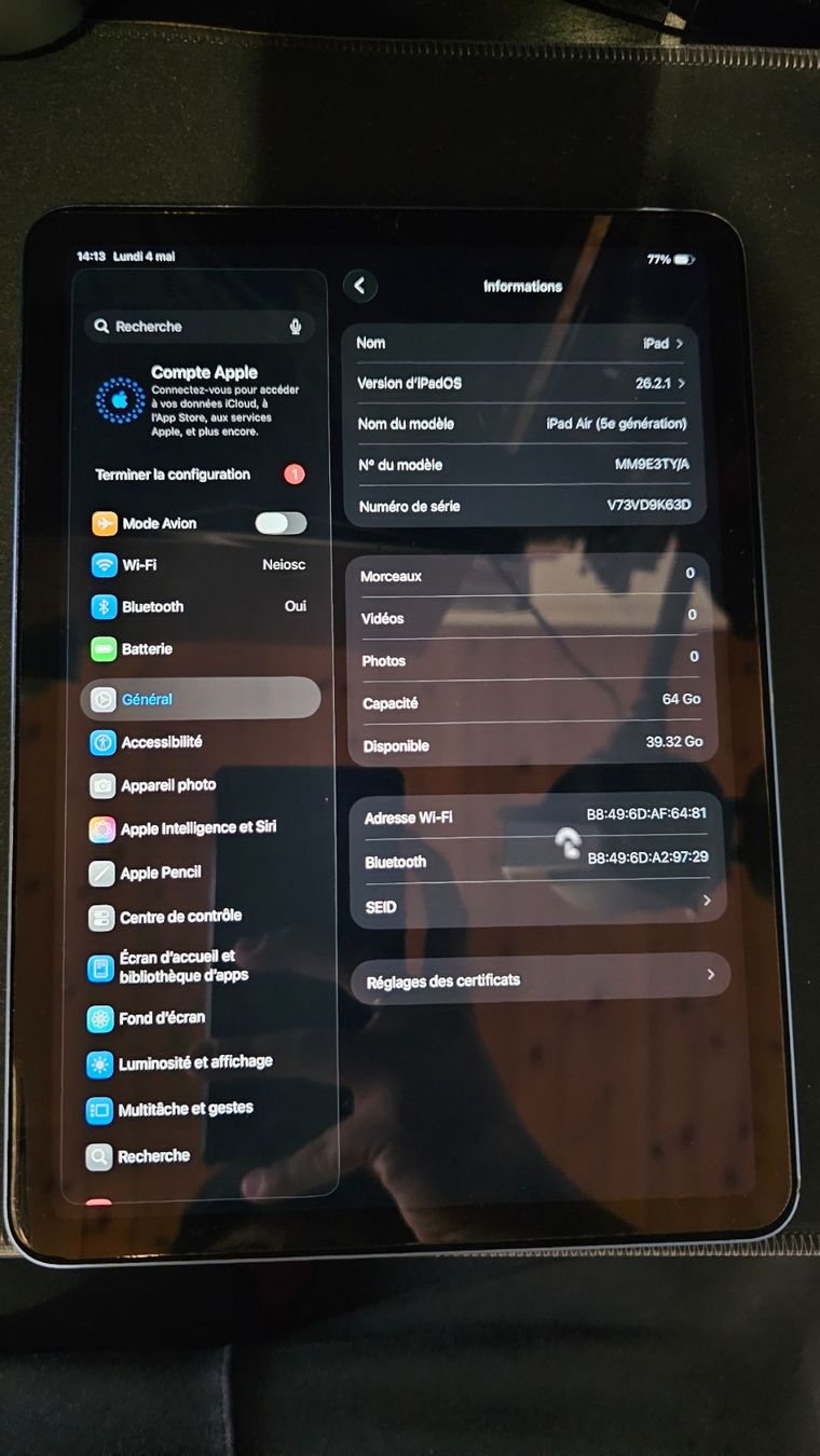 Apple Tablet PC: iPad Air 5th Gen M1 64GB WiFi – Usato da Lausanne venduto da Jesti4 1