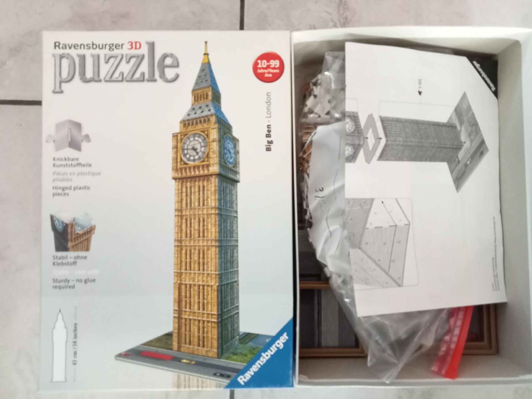 Ravensburger Puzzle: Ravensburger 3D Puzzle Big Ben London – Usato da Oberurnen venduto da simgug 1