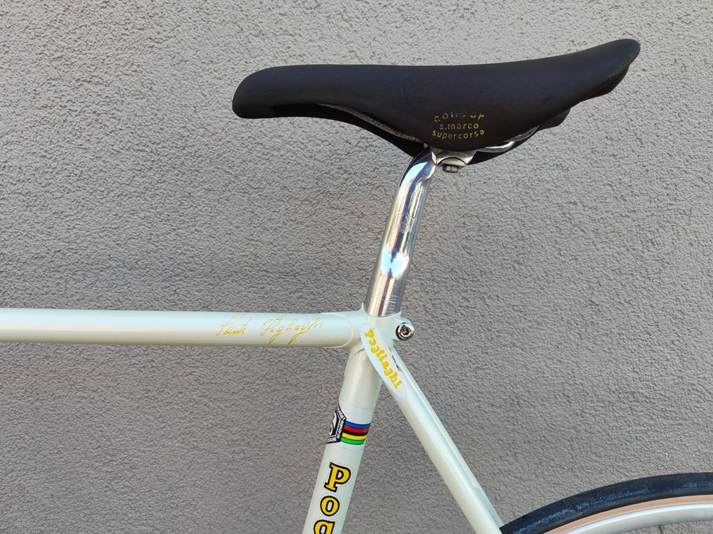 Pogliaghi Pista - originales italienisches Stahl-Bahnrad TOP (Gebraucht ...