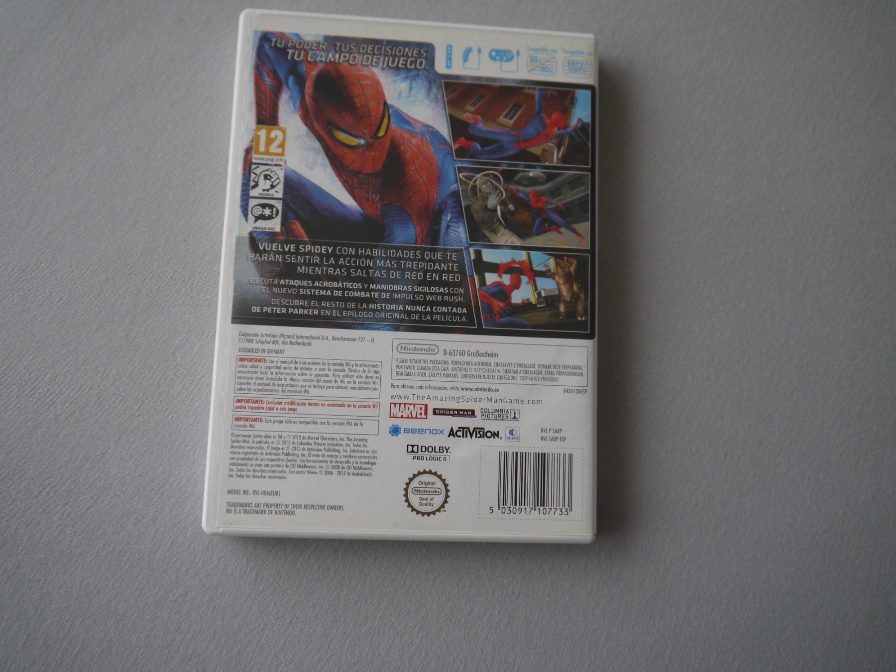 Nintendo Giochi: THE AMAZING SPIDER-MAN Wii – Usato da Hagendorn venduto da Blaf 2