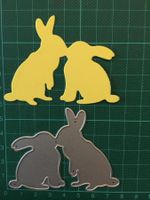 Hasen- Vorlage, Stanzenform, Schablon, Ostern