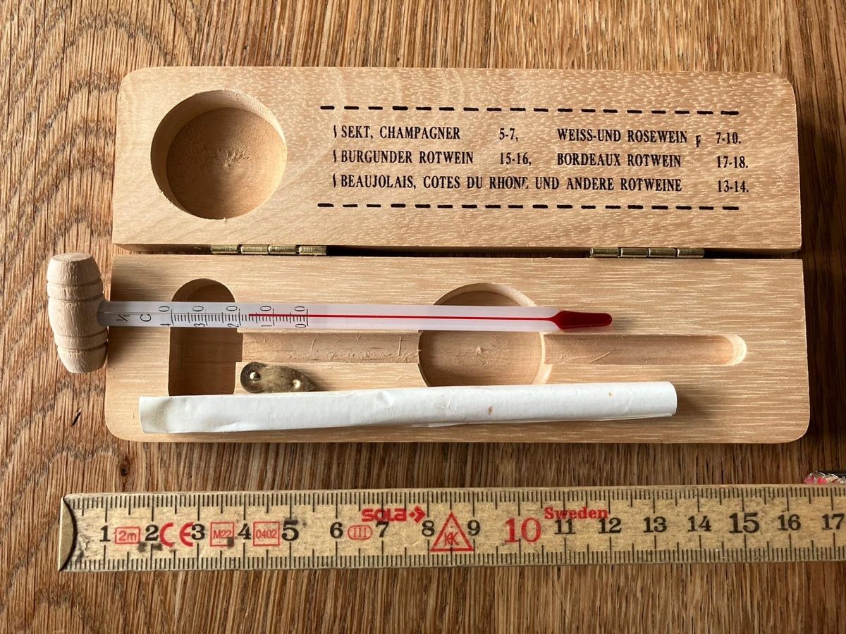Altro per la casa: Wein Thermo Meter  Weinthermometer – Usato da Waldstatt venduto da Cremschnitte