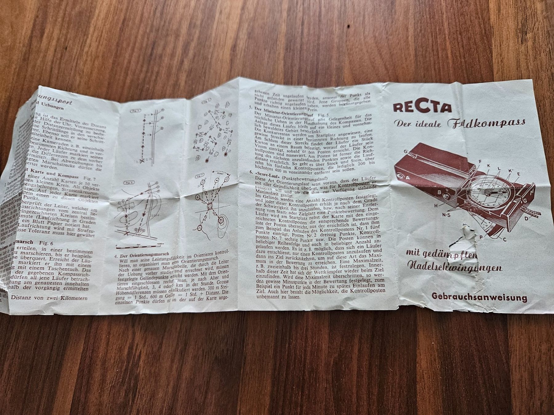 Recta GPS & Messgeräte: Recta Kompass mit Originalverpackung, gebraucht – Gebraucht aus Untervaz von FullFlap777 4