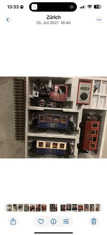 Trains électriques: LGB Eisenbahn  – D'occasion à Zürich par georg17