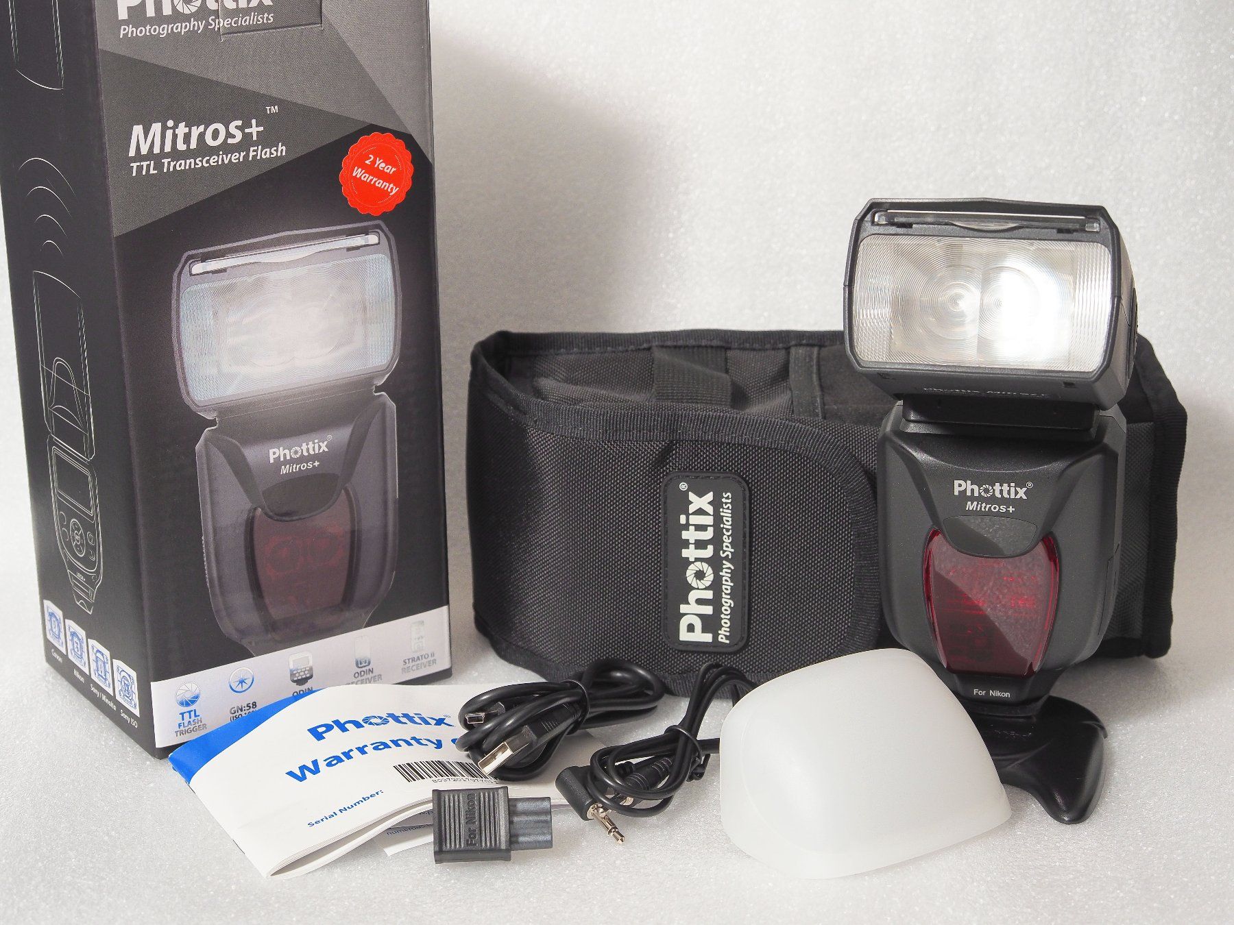 Nikon Flash: Phottix Mitros+ TTL-Blitz für Nikon – Usato da Naters venduto da Homof