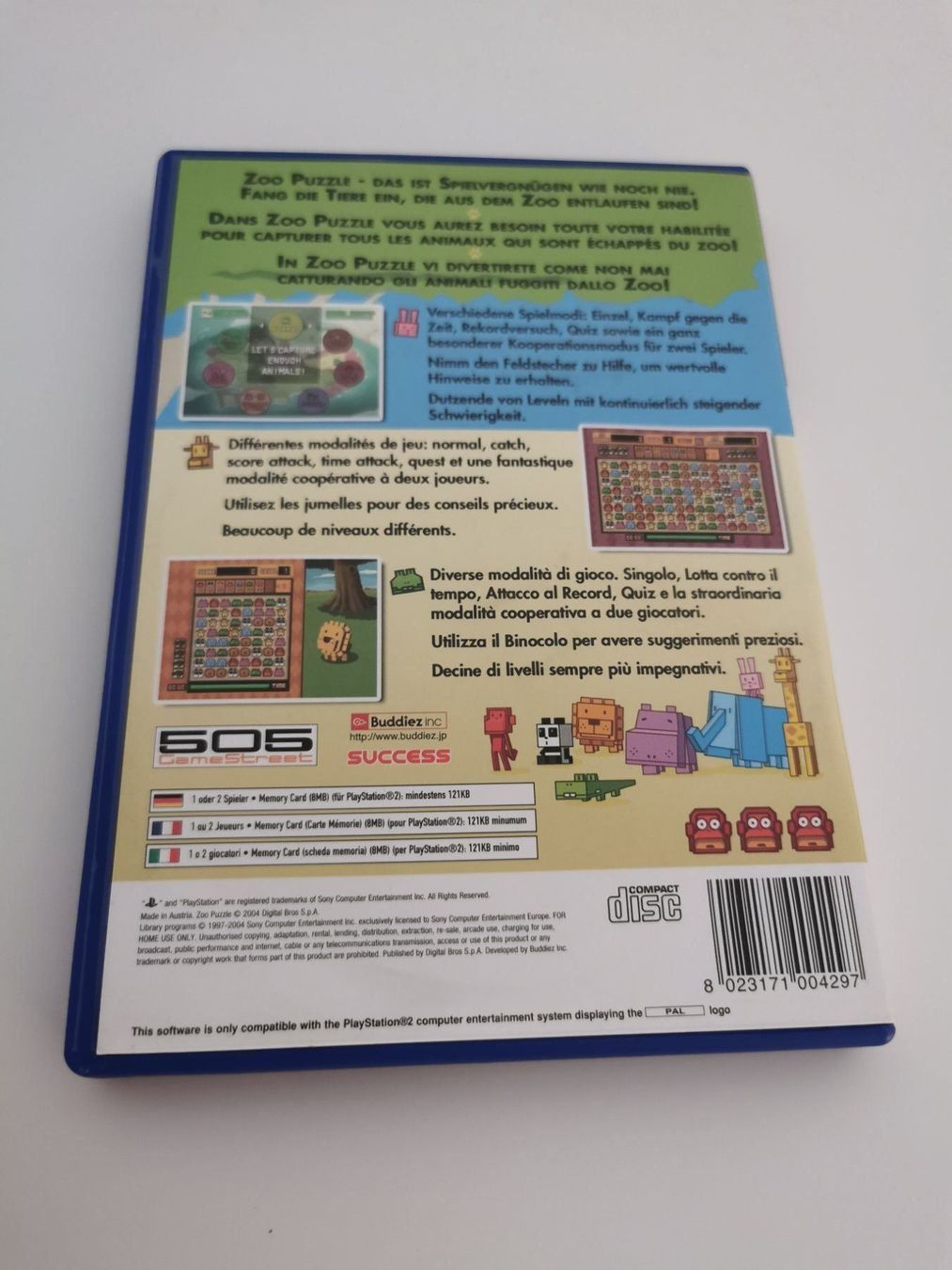 Sony Giochi: Ps 2 - ZOO Puzzle – Usato da Lenzburg venduto da eyworld 2