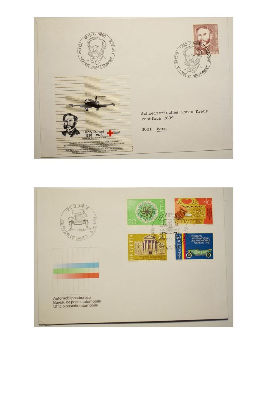 Couverts & Versandtaschen: Enveloppes commémoratives – Gebraucht aus Petit-Lancy von Pimose 4