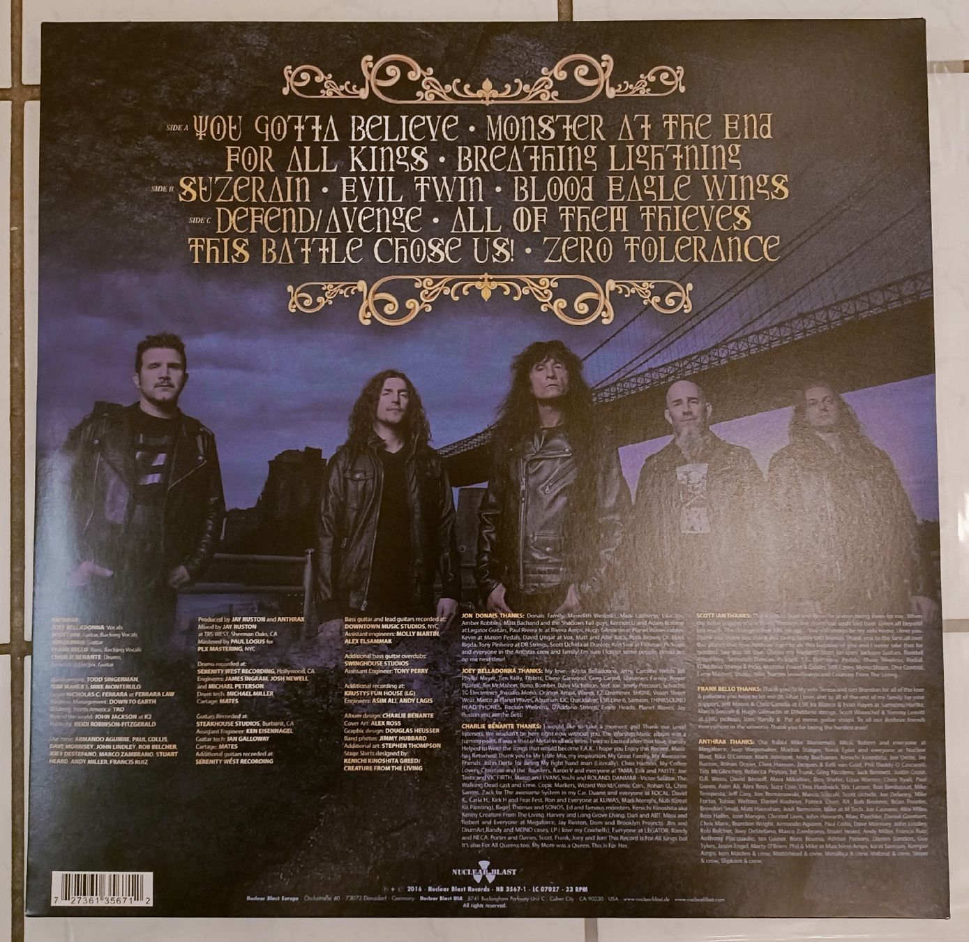Dischi in vinile: ANTHRAX - For all Kings 2LP – Usato da Luzern venduto da cryptonic79 1