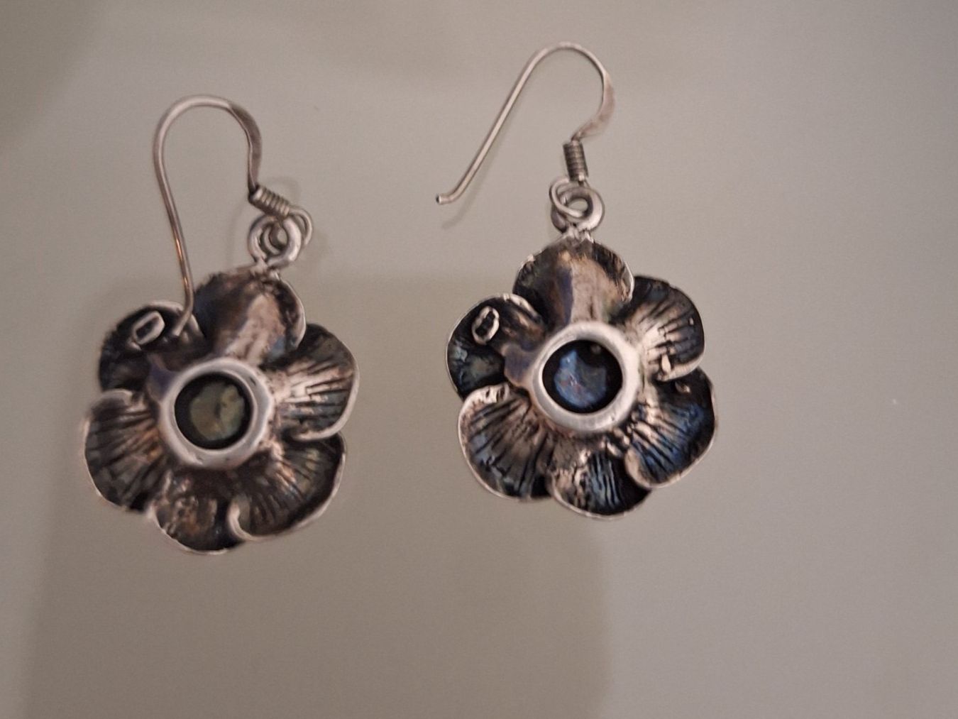 Orecchini pendenti & Orecchini a lobo: Ohrringe Blumen Silber 3,5cm 925 – Usato da Kerzers venduto da ExpressoTerreno 1