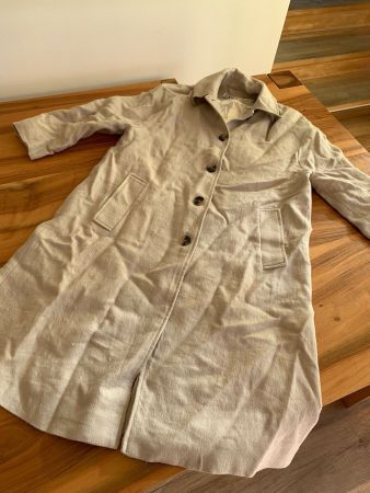 Zara Mantel, beige, XS, ideal für den Übergang 1xgetragen