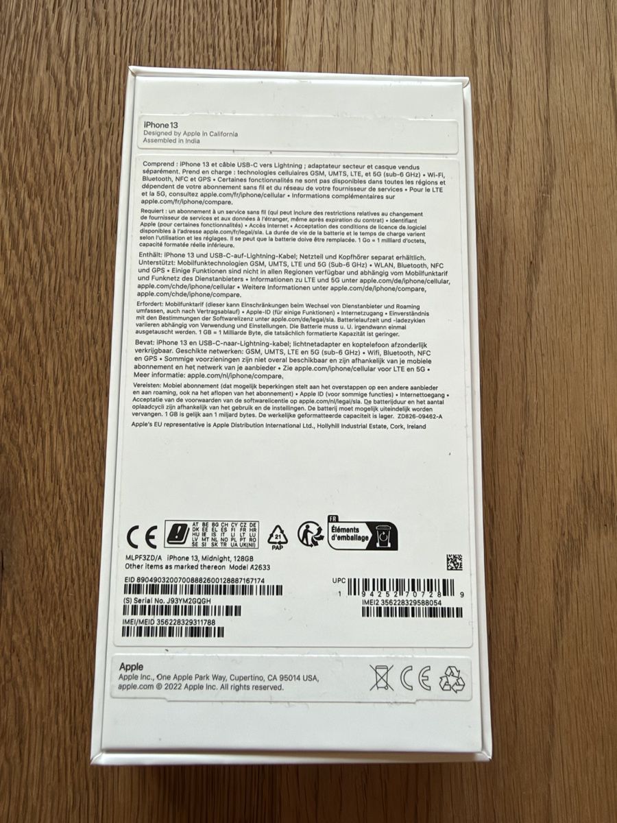 Apple Telefoni cellulari / Smartphones: Iphone 13, Midnight, 128 GB – Usato da Rümlang venduto da Snejser 1