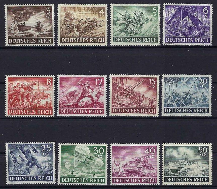 Briefmarken Deutsches Reich 1933 Bis 1945 Komplett Postfrisch