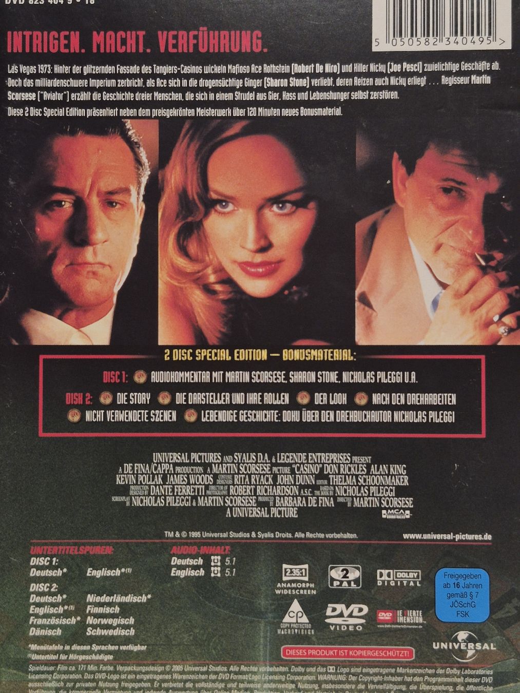 Tutti i DVDs: Casino 2 Disc Special Edition DVD – Nuovo (secondo la descrizione) da Oberembrach venduto da Kady638 1