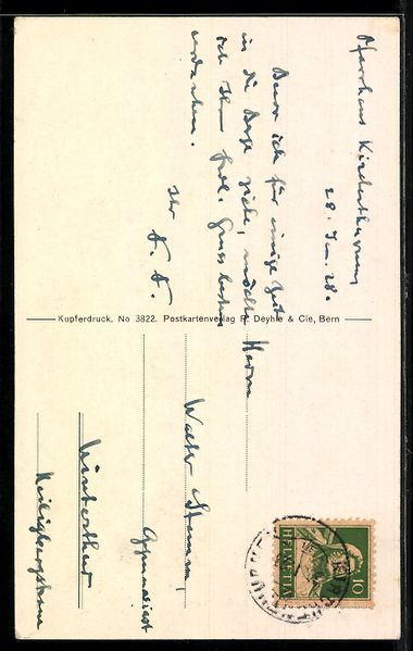 Cartoline postali: AK Thurnen, Blick zur Kirche – Usato da Berlin venduto da bartko-reher 1
