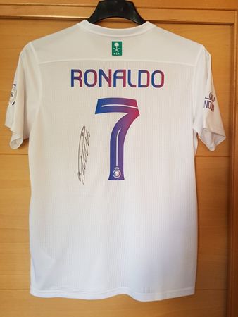 Cristiano Ronaldo - Al Nassr Away Trikot - Signiert