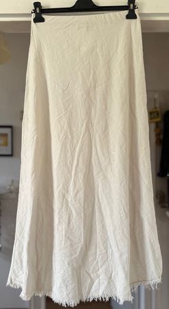 JUPE EN LIN ET VISCOSE! M SOLDES DE FIN DE SAISON