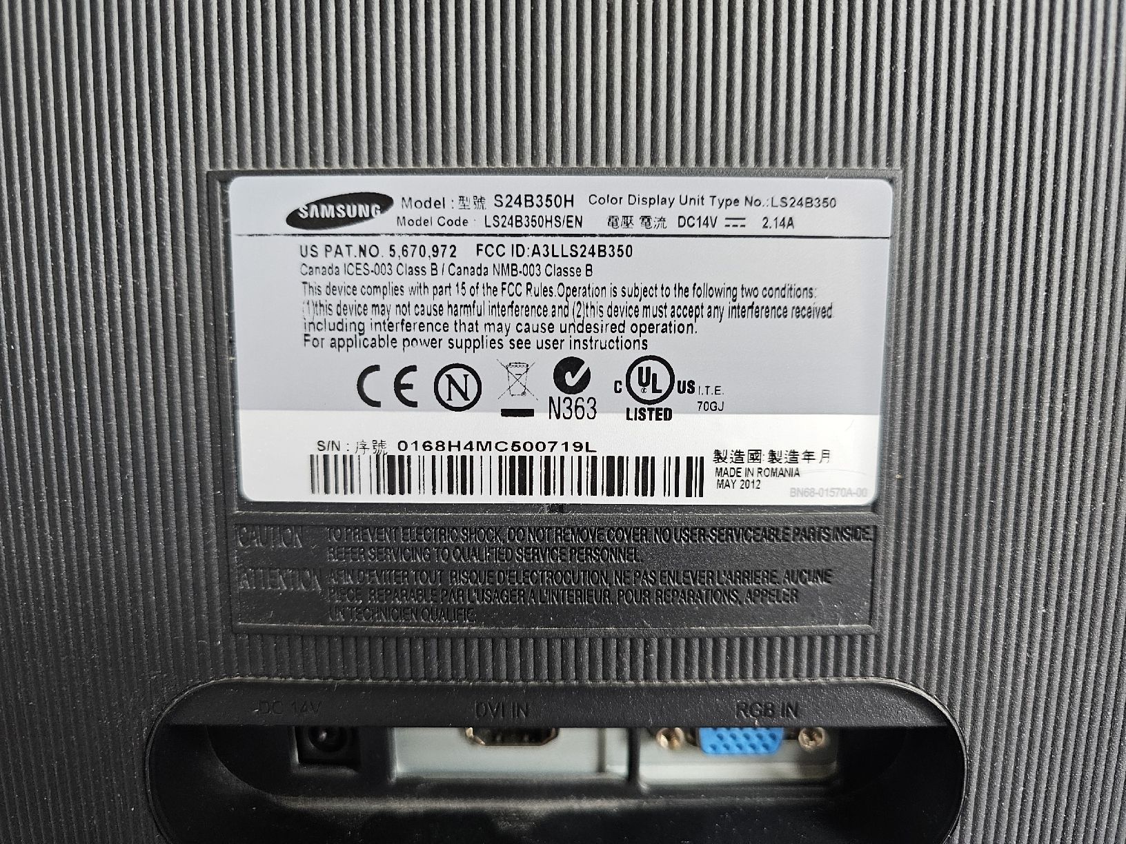Samsung Monitor: Monitor – Usato da Basel venduto da sst_m5xv 2